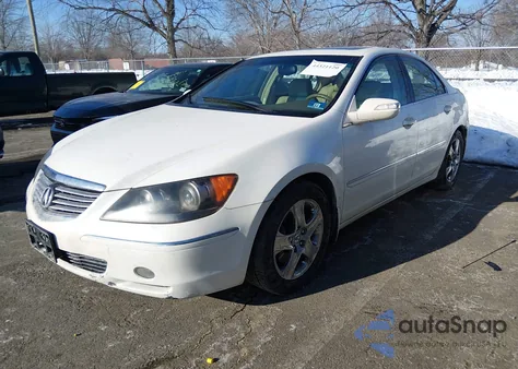 2006 Acura Rl 3.5 из США, поврежденный, VIN JH4KB16516C003829